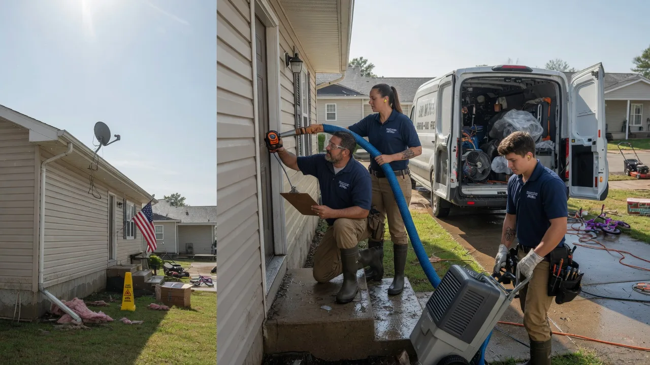 Ceiling Water Damage Restoration in Angola, LA near me