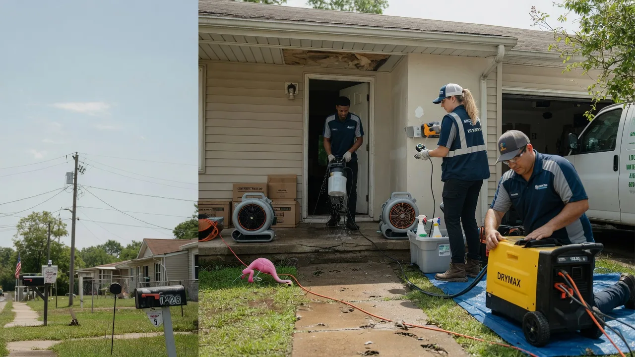 Storm Damage Water Removal in Angola, LA near me